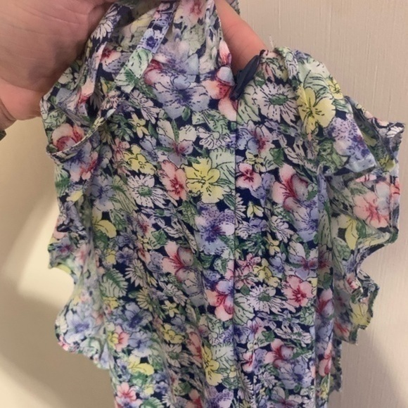 MNG Casual Floral  Jumpsuit Size Small - Picture 8 of 9